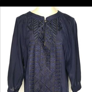 Theory beautiful silk top